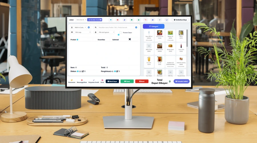 Tampilan Kasir